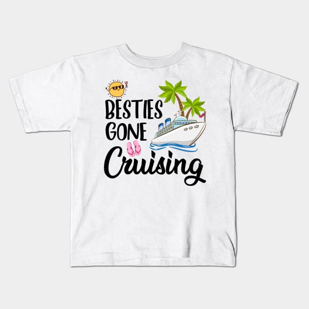 Besties Gone Cruising Kids T-Shirt by Thai Quang